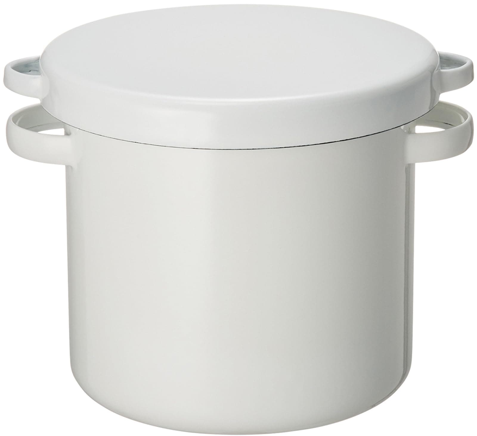 Nodahoro WRS-18 Storage Container, Round Stocker, 7.1 inches (18 cm), Sealed Lid, Enameled Miso, Rice, Umeboshi, Bran Pickles, Bran Floor, Made in Japan
