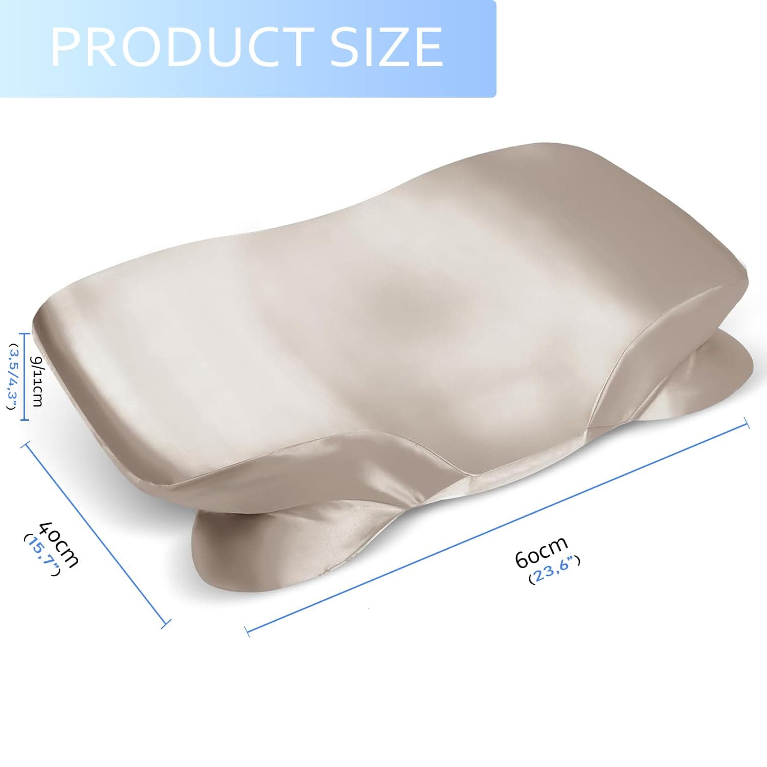 Satin Pillowcase for Zelimun Cervical Pillow Only, Smooth & Soft for Sleeping...