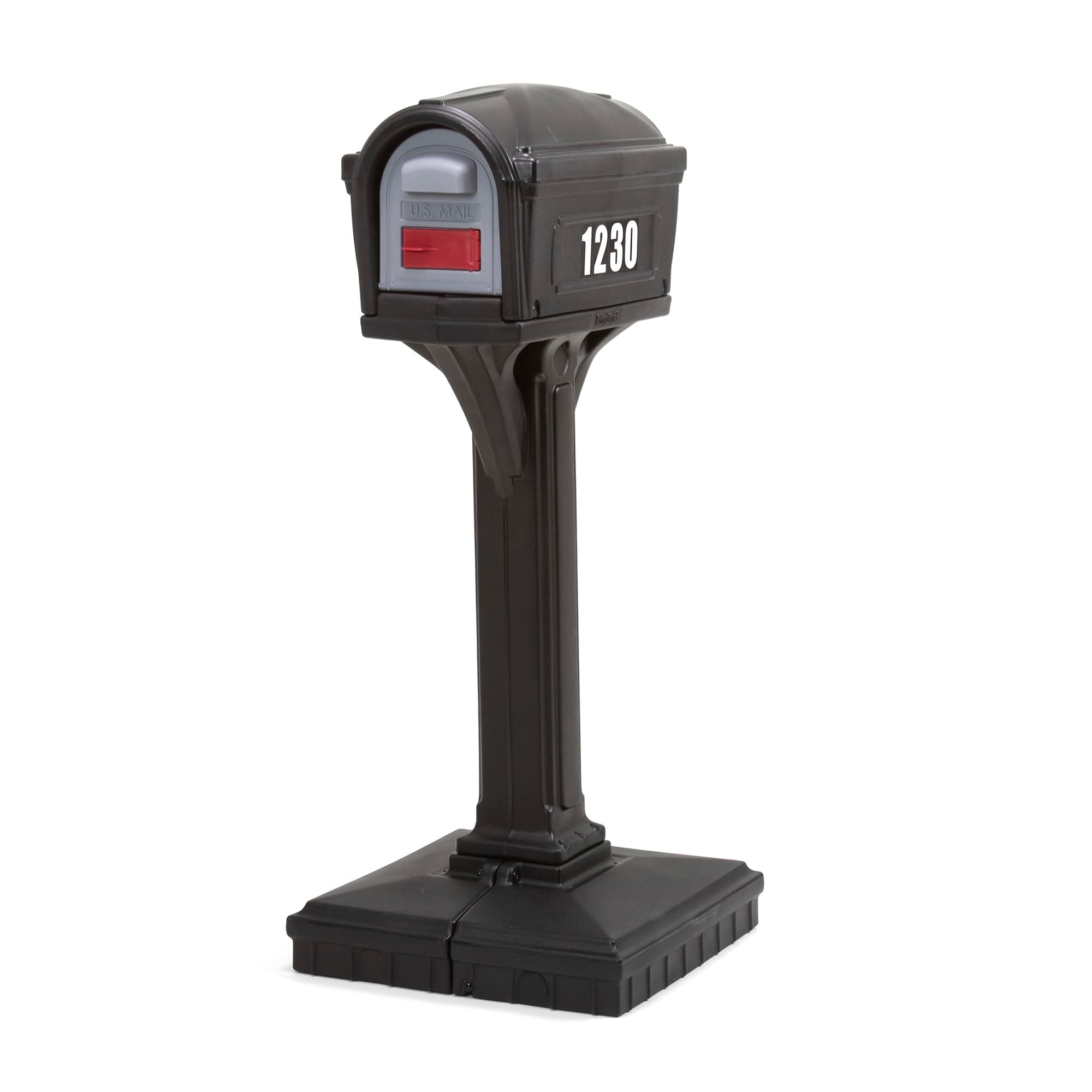 Simplay3 Dig-Free Easy Up Classic Residential Mailbox (Black)