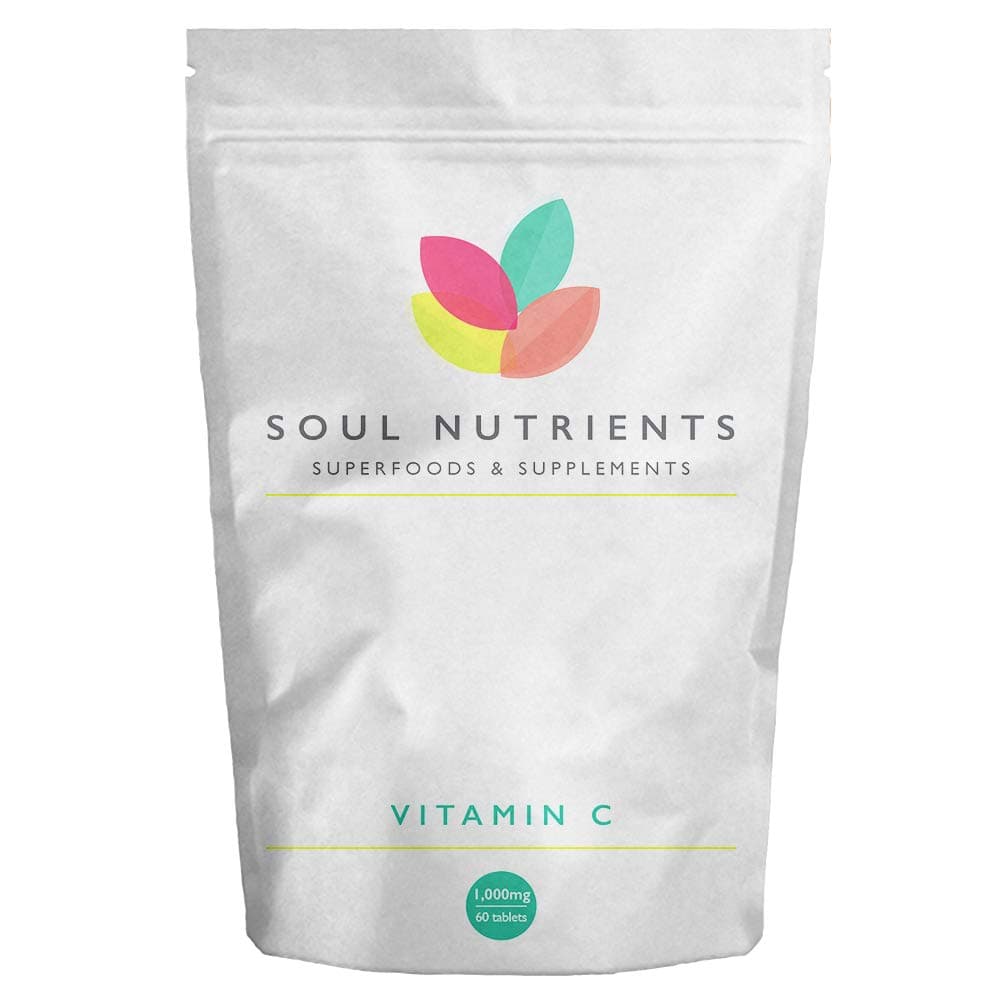 Vitamin C Tablets 1000mg | 60 Tablets | Sugar Free | Immune Support | Vegan Friendly- Sugar Free