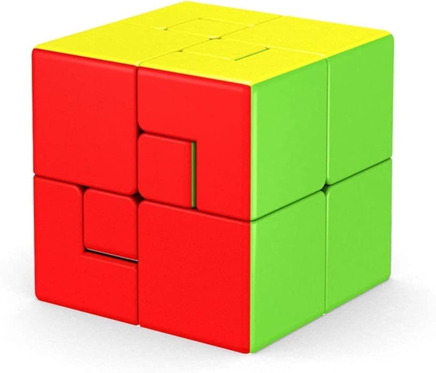 SYOSI Puppet Speed Cube, 3x3 Bandage Magic Cube, Brain Teaser Puzzle Toys, Limited Rotation, Creative New Cube (Version 2)