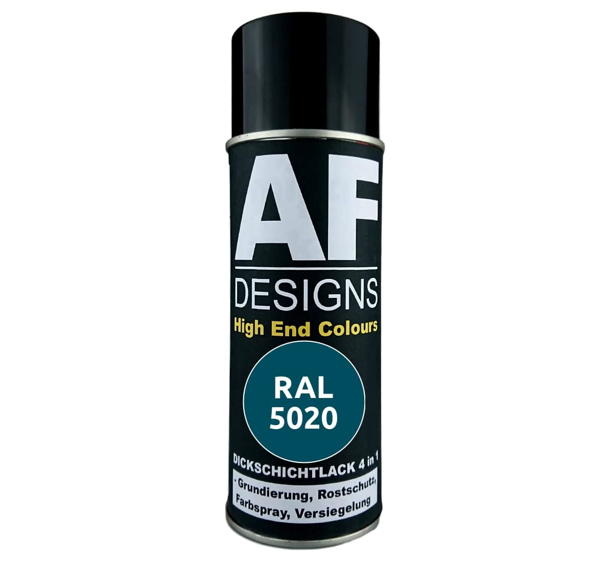Alex Flittner Designs Rust Protection Paint 4-in-1 RAL 5020 Ocean Blue Metal Protective Paint Spray Rust Protection Paint Spray Can