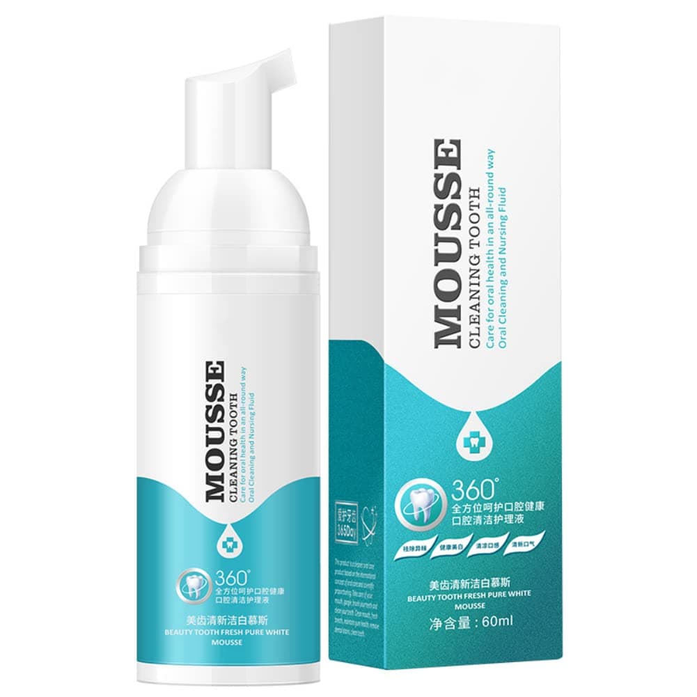 HocossyTeeth Mousse Foam Toothpaste Teeth Whitening Remove Tooth Stains Cleaning Fresh Breath