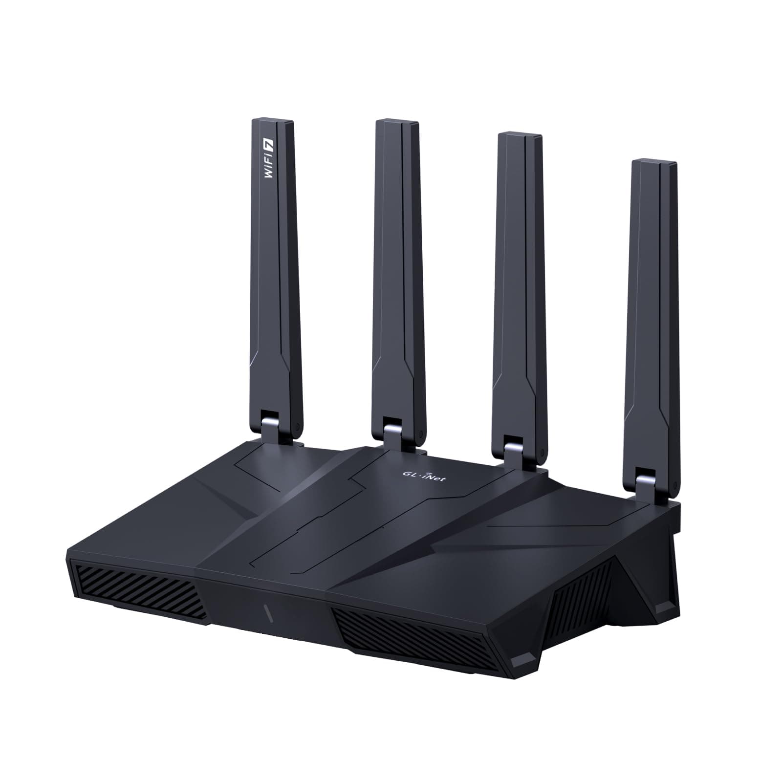 GL-BE9300 (Flint 3) Tri-Band WiFi 7 Router, High-Speed 6GHz Gaming WiFi Router for Wireless Internet, Long Range, 5 x 2.5G VPN Routers for Fiber Optic Modem, Computer Routers, Home & Business