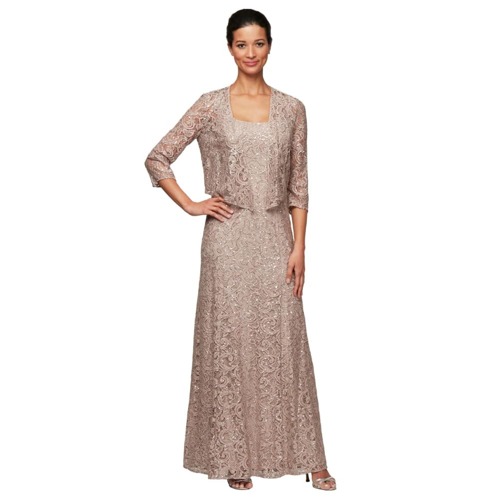 Women's Long Lace Jacket Dress