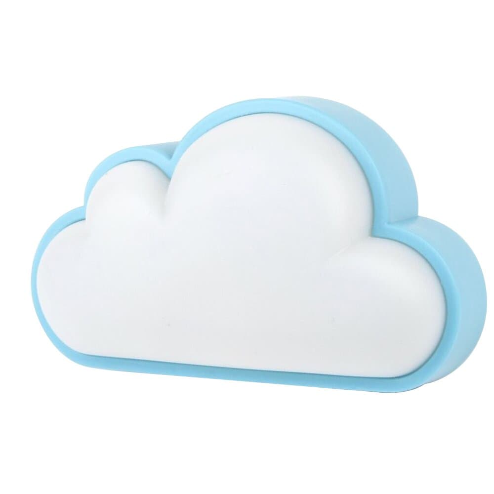 YYYux Cloud Night Light with Light Sensor Plug in, Intelligent Cloud LED Wall Lamp for Baby Nursery Child Room (blue)