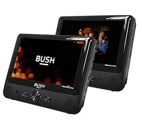 Bush 9in Dual Screen In-Car DVD Player