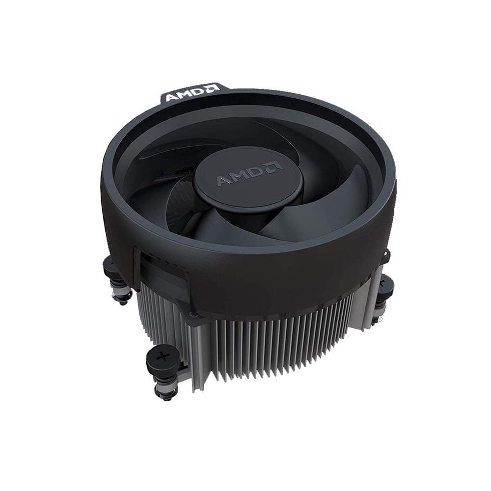 AMD Wraith Spire Socket AM4 4-Pin Connector CPU Cooler With Copper Core Base & Aluminum Heatsink & 3.81-Inch Fan AM4_COPP