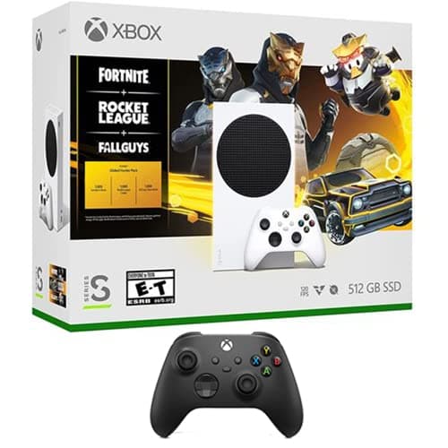 Microsoft Xbox Series S Gilded Hunter 512GB SSD with Xbox Wireless Controller - Carbon Black Bundle