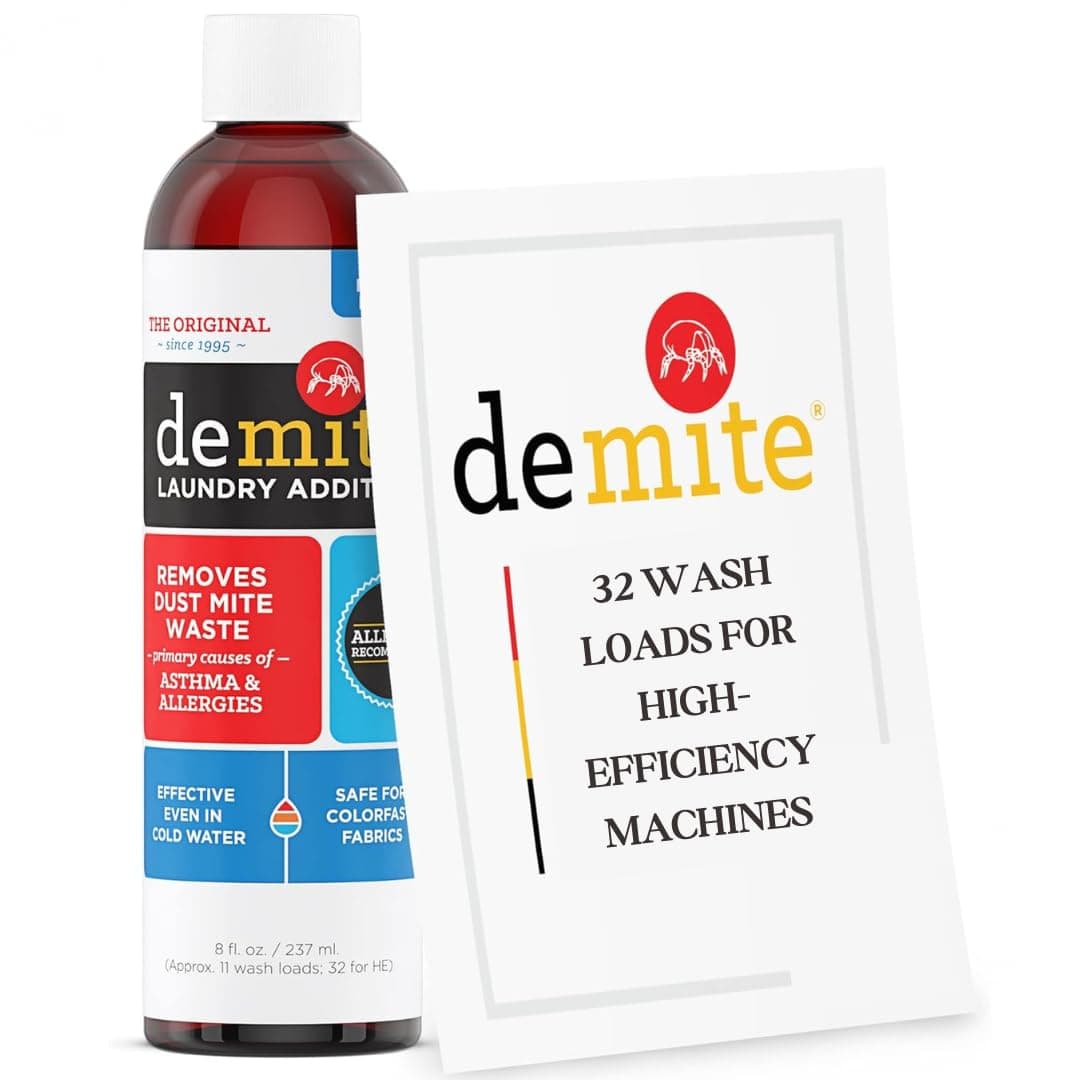 Laundry Additive (240ml) Allergen Eliminator with Bonus Expert Pro Tips to Eliminate Dust Mite Allergens