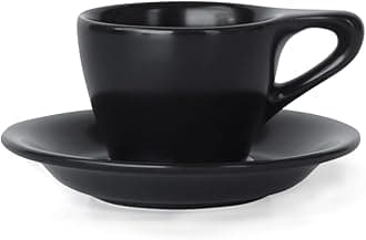 notNeutral LINO Porcelain Cup & Saucer (Espresso, Black, 2)