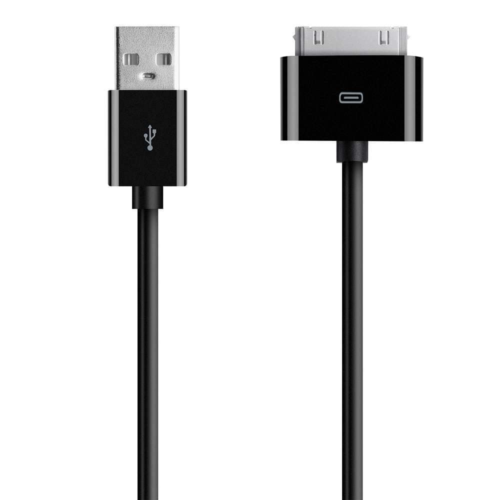 3 Pack of 3 Meter Long Black 30-Pin USB Data Sync Charging Cable Charger Lead For Apple iPhone 4 4S 3G 3GS Apple iPad 1st 2nd 3rd Gen iPod 5th Gen classic nano 1st 2nd 3rd 4th 5th 6th Gen Touch