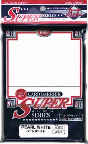 Pearl White Standard Card Sleeves 80ct.