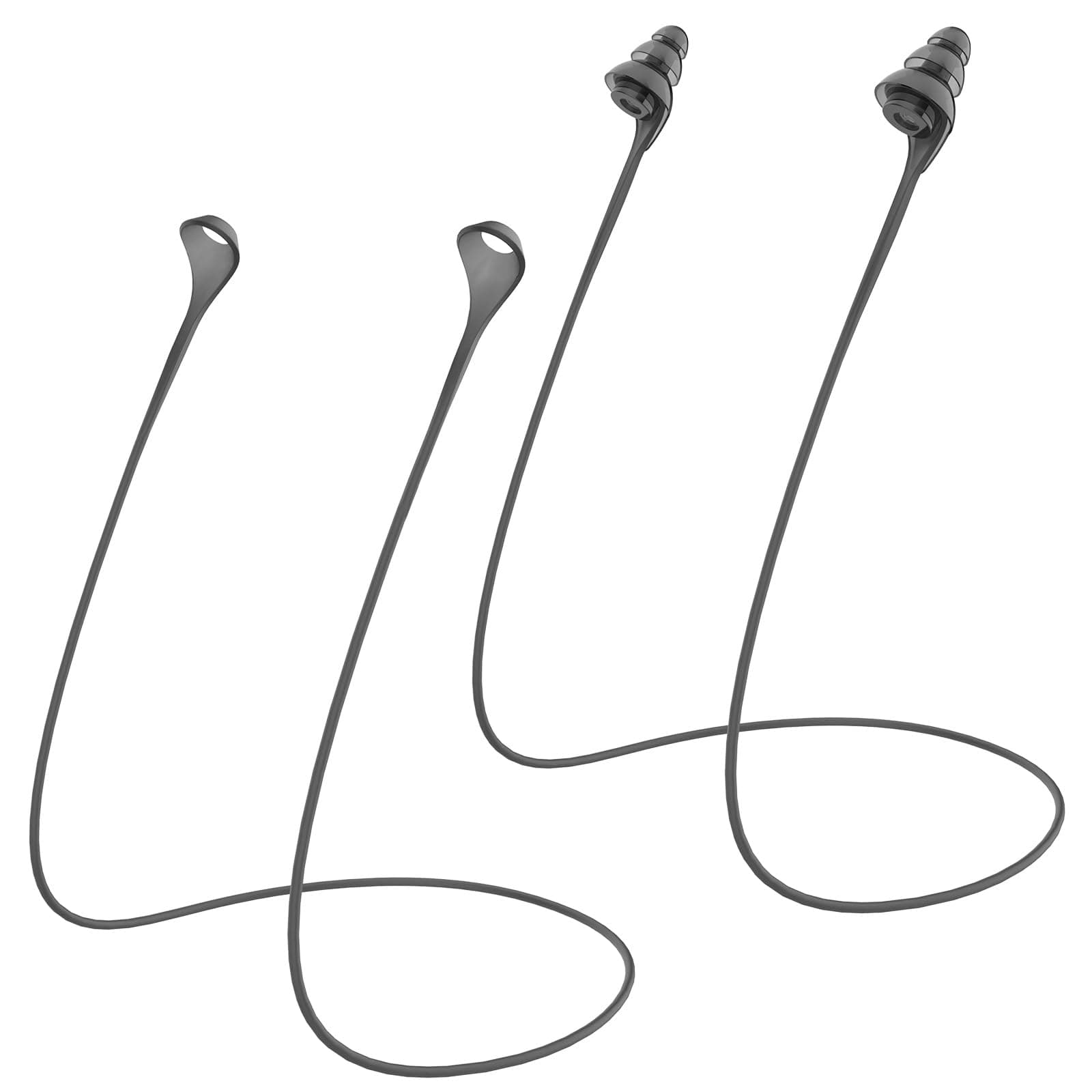 Hearprotek [2 pcs] Earplugs Connector Cord, Earplug Lanyard, Replaceable Silicone Cord for Earplugs, Compatible with Hearprotek Concert Ear Plugs