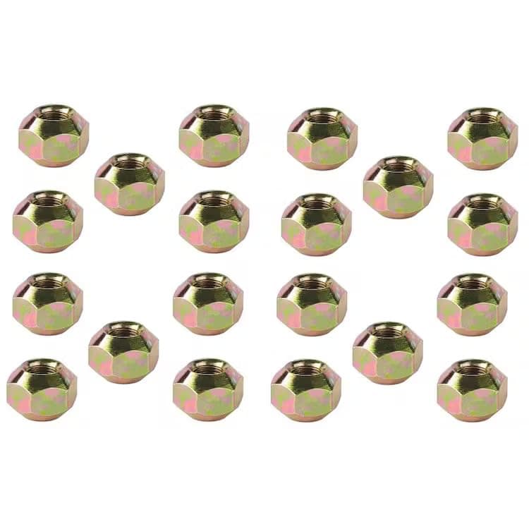 Bryke Racing 5/8" Double Sided Lug Nuts 20pk. 1" Socket Wheel IMCA Double-Sided lugnuts USRA