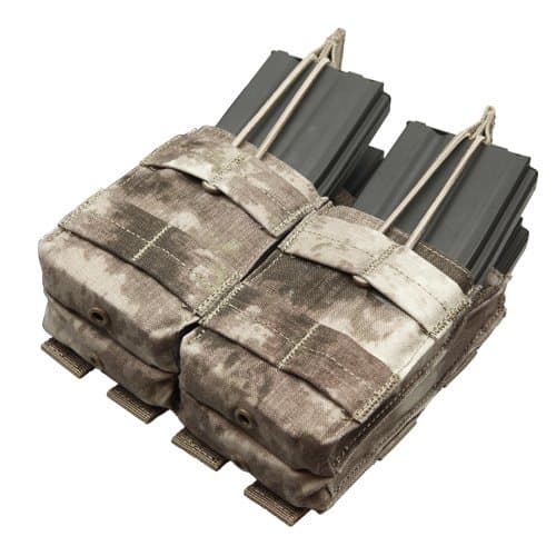 Condor Double Stacker Open-Top M4 Mag Pouch Color: A-Tacs AU