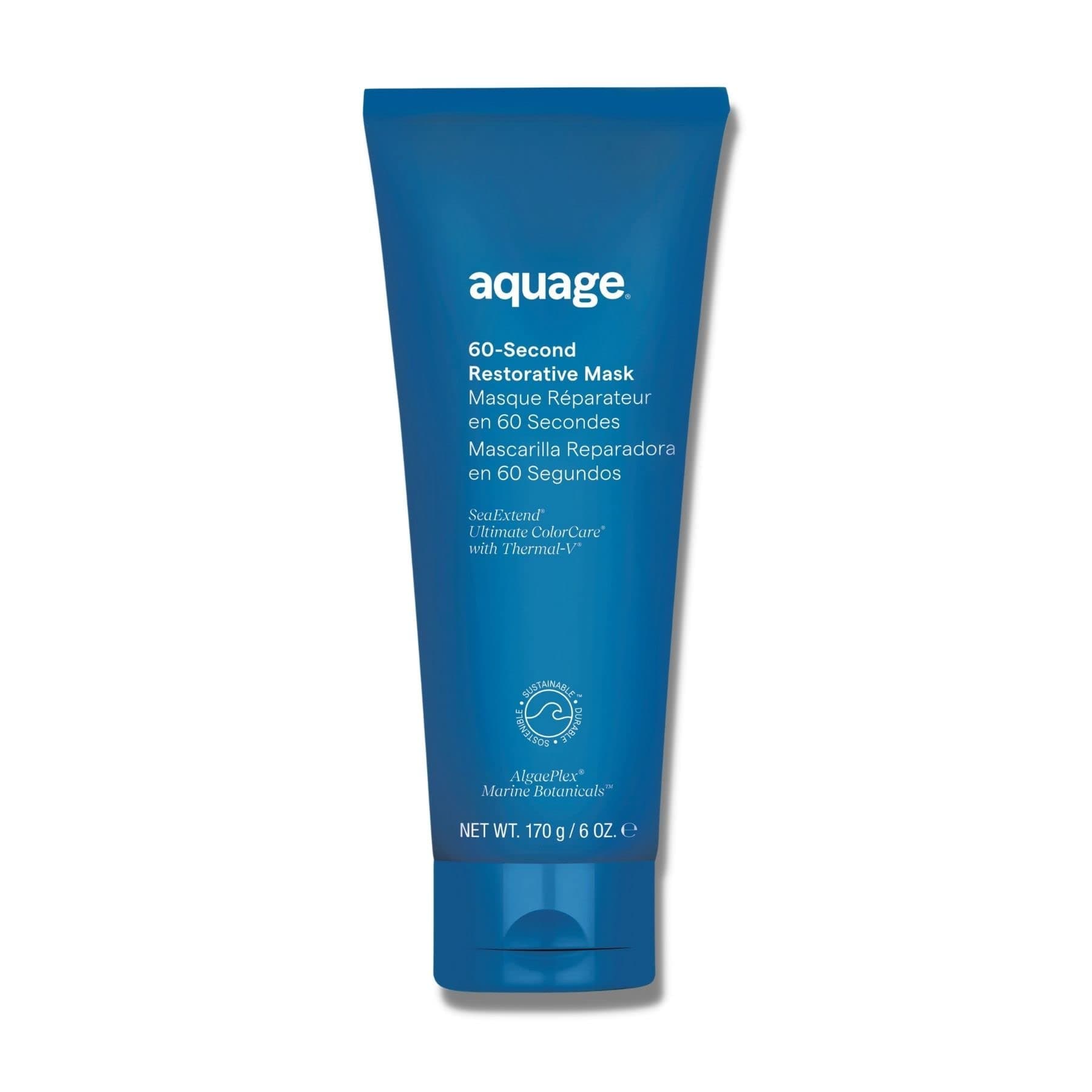 AQUAGE 60-Second Restorative Mask, Brings Back Strength and Moisture, Seals in Moisture and Shine, 6 oz