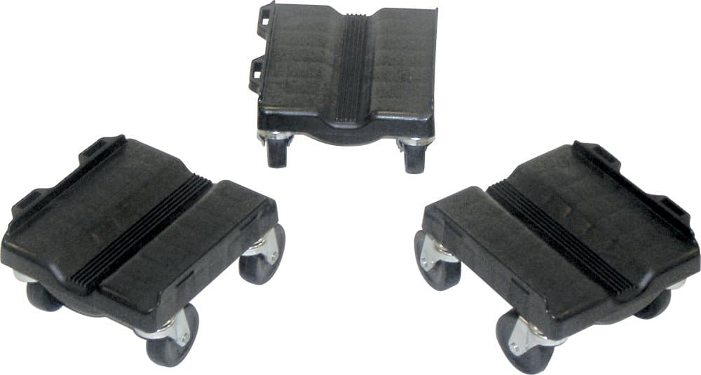 American Manufacturing Three Piece Plastic Dolly Set Black - 8056