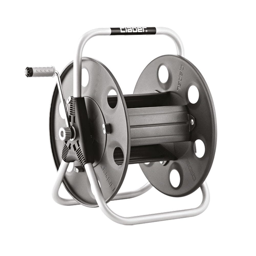 Claber Metal 40, Metal Hose Reel for Garden Hoses, Wall mounting