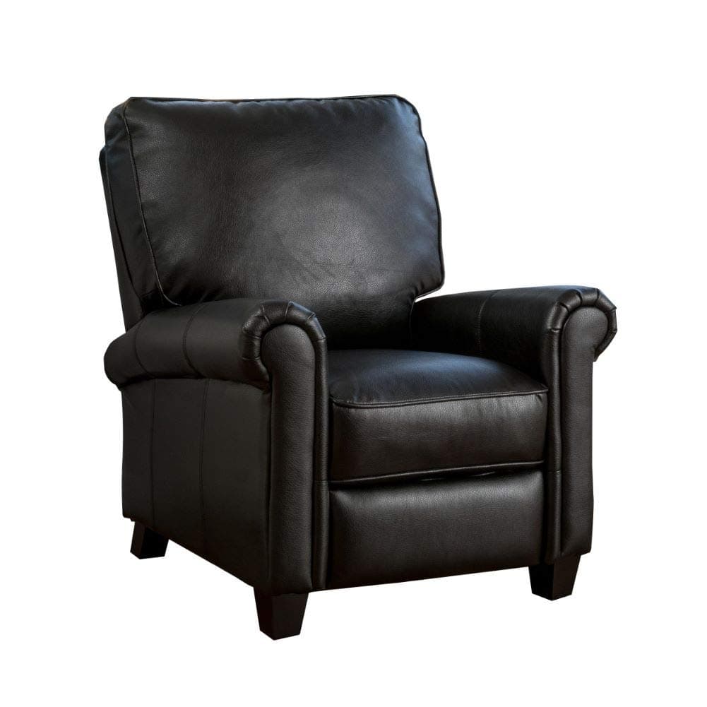 Christopher Knight Home Dallon PU Push Back Recliner, Black