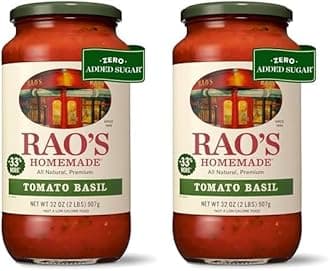 Rao's Homemade Tomato Basil Sauce, 2 lb, 32 Oz (Pack of 2)