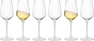 Ash & Roh® Red Wine, Cut Wine Glasses - Pack of 6, 350 ml