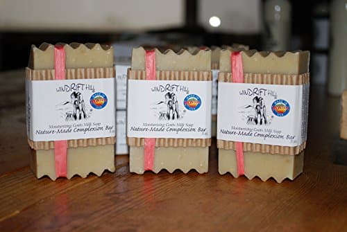 Windrift Hill Moisturizing Goat's Milk Soap - 3pack (Nature-Made Complexion Bar)