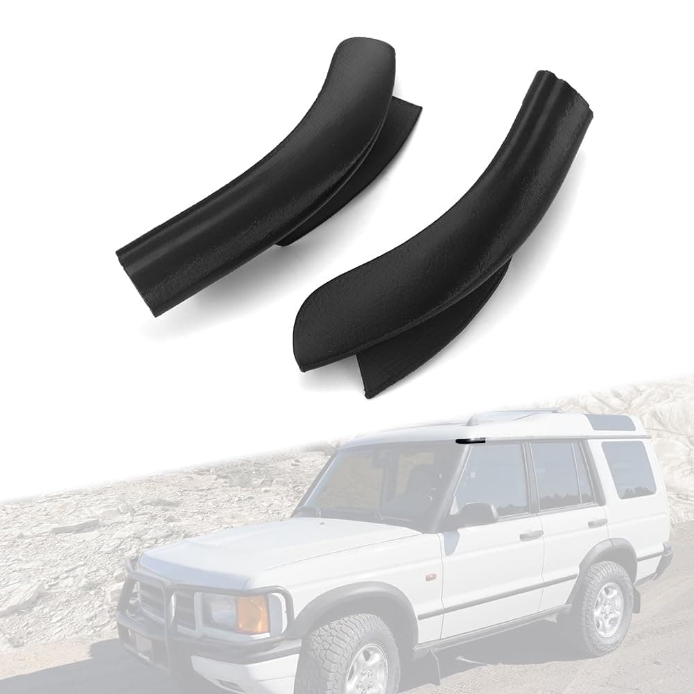 Front Roof Rain Drip Rail Finisher Left & Right Set For Land Rover Discovery 2 II AWR6712 DBC101680 AWR6711 AWR6711 DBC101690 OEM