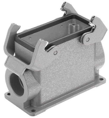 Heavy Duty Power Connectors SURFACE MOUNTING HSG HAN 16B 2 SIDE ENTRY