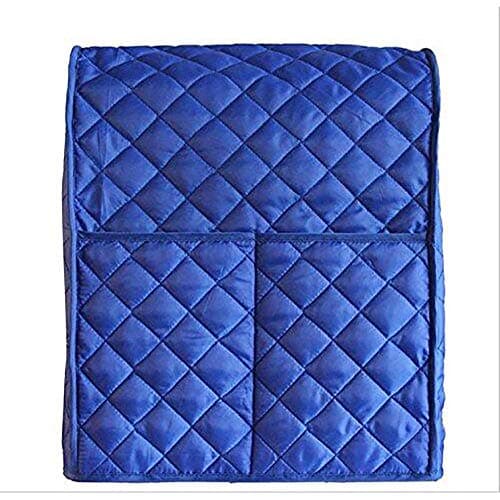 Large Size Stand Mixer Cover, Dustproof 4.5-6 Quart Kitchen Aid Organizer Bag, Mixer Covers Fits All Tilt Head & Bowl Lift Models for Kitchen Aid, Sunbeam, Cuisinart, Hamilton Beach Mixers(Blue)