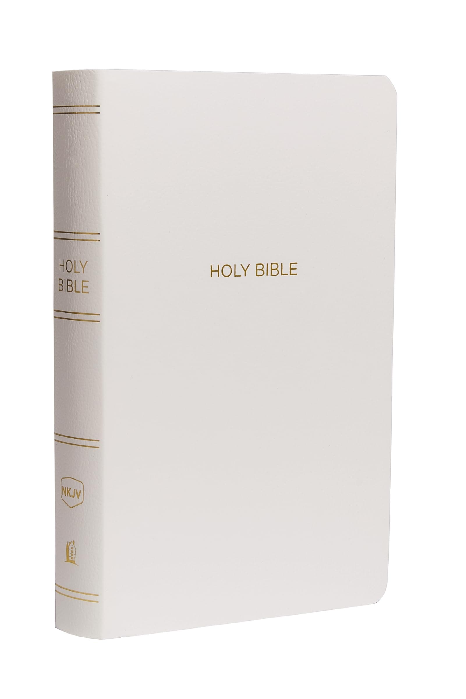 The Holy Bible: New King James Version, White Leatherflex Gift & Award Bible: Red Letter Edition