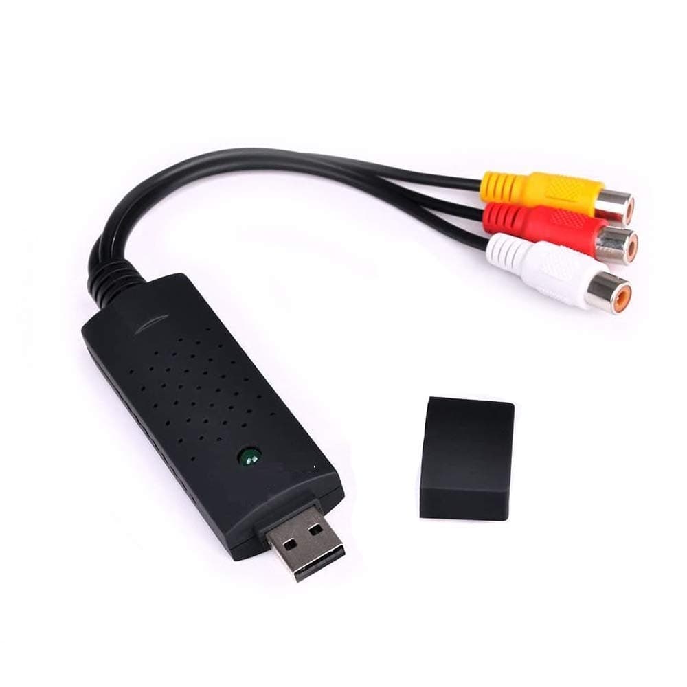 EasyCap USB 2.0 Capture Card Video TV DVD VHS Audio Capture Card 3 in 1 VHS to DVD Adapter Converter PC PS3 XBOX for win 7 8 32 64