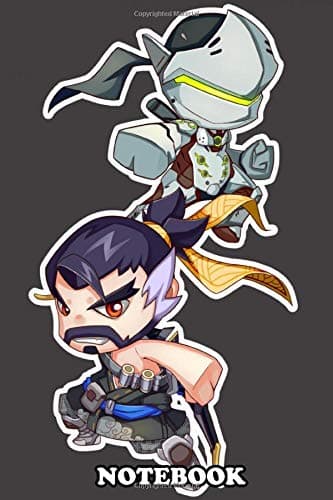 Notebook: Hanzo Genji Chibi , Journal for Writing, College Ruled Size 6" x 9", 110 Pages