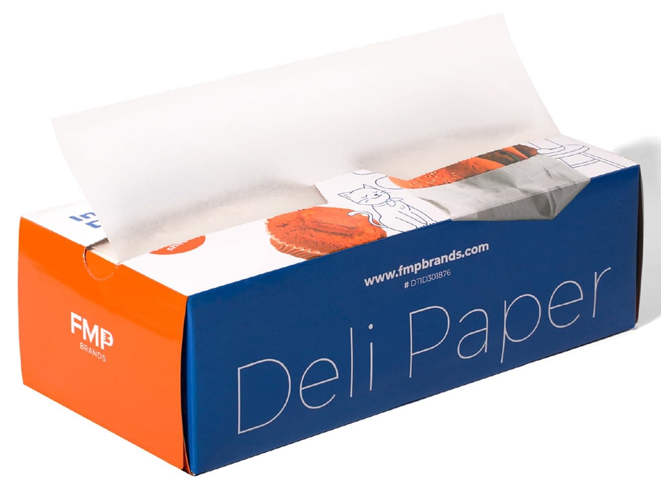 Fit Meal Prep [1000 Pack] 12 x 10.75" Wax Paper Sheets for Food, Interfolded Precut Deli Paper, Pop Up Grease-Proof Sandwich Paper Wraps, Waterproof for Lunch, Food Basket, Microwave Cover, BBQ