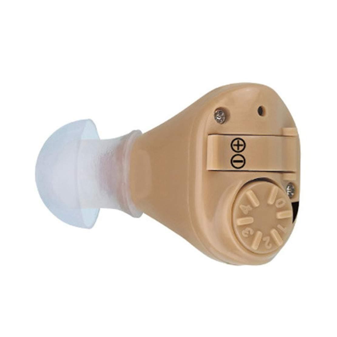 AXON K-80 Mini Hearing Amplifier in Ear, Sound Amplifier Ear Hearing Aid, Volume Adjustable Clear Hearing Assist Deaf Care for The Elderly Adults Men & Women, Include 2 x AG3 Button Cells (AXON K-82)