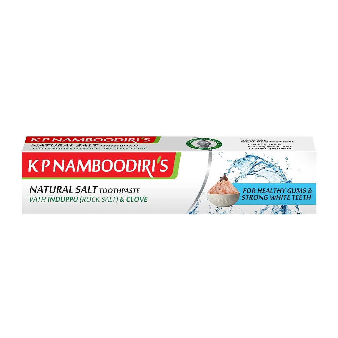 K.P. NAMBOODIRI'S Natural Salt Toothpaste - 150gm x 2 (pack of 2)