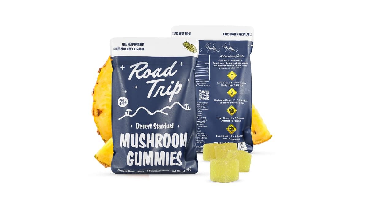 Road Trip - Desert Stardust - Mushroom Gummies - 1 Pack (1 Pack, Pineapple)