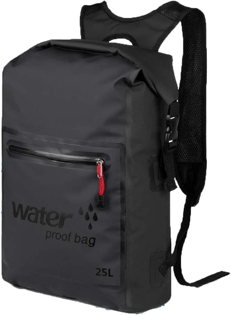 CPEX 25 Liter Waterproof Dry Bag Backpack Pocket Shoulder Strap Compression Sack Gear Dry Bag for Water Sports Outdoor Adventures Travel Rafting Sports Kayaking Travel Boating Bag