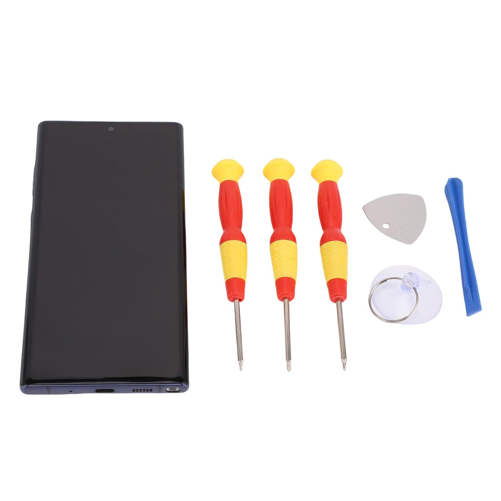 Gernie OLED Screen for Note 10 Plus, for N975U/F Digitizer Assembly Repair Kits with Tools, Phone Screen Replacement with Frame, Black