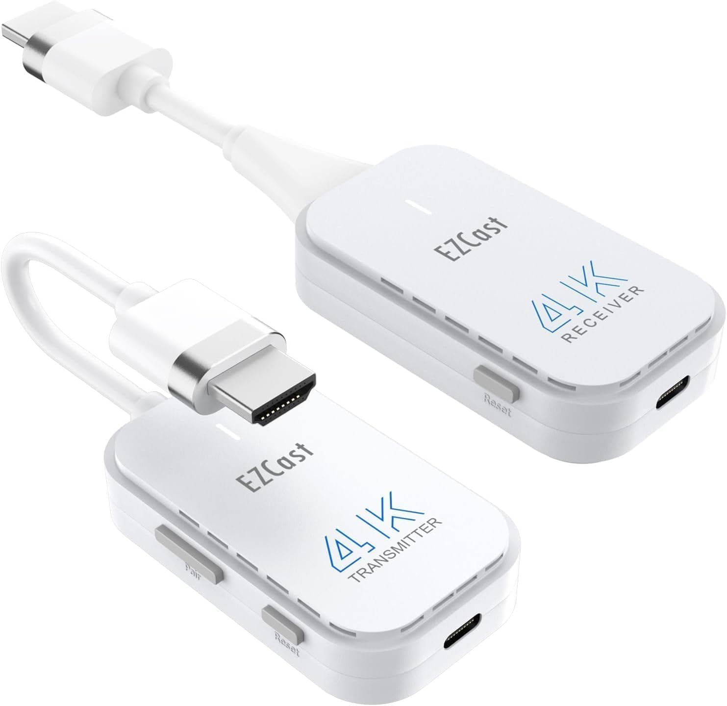 Wireless HDMI Transmitter & Receiver, 4K 30Hz, Screen Mirroring and Extending for Laptop/PC/PS5, 30m Range