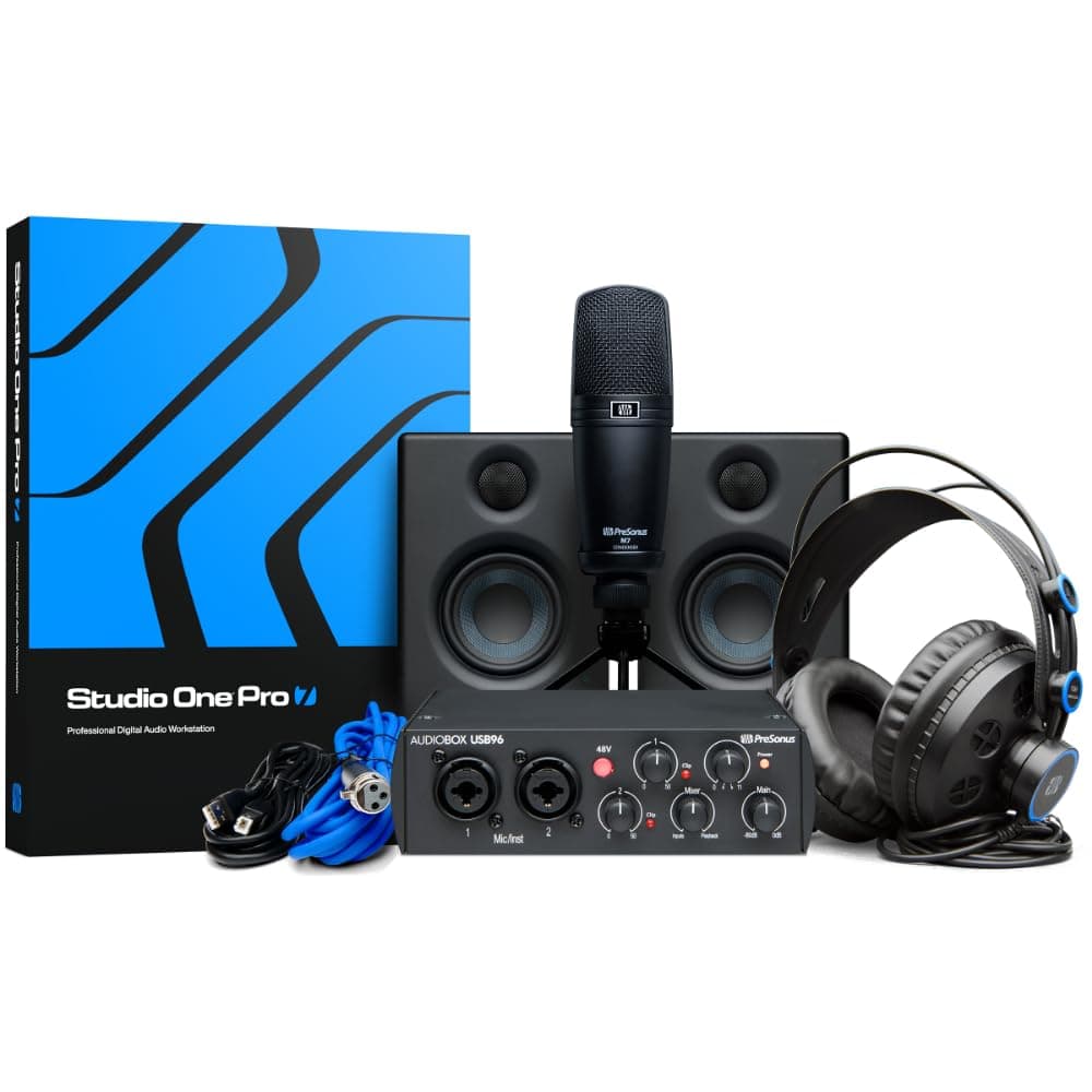 PreSonus AudioBox USB 96 Studio Ultimate Bundle - 25th Anniversary Edition with Studio One Pro Software