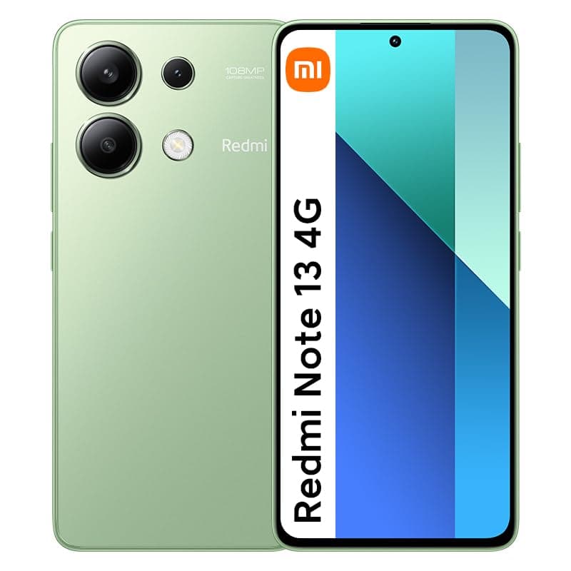 Xiaomi Redmi Note 13 4G lte (for tmobile Mint Tello & Global) 128Gb + 6Gb 6.67 108mp Triple Global Bands Unlocked (Mint Green Global ROM)