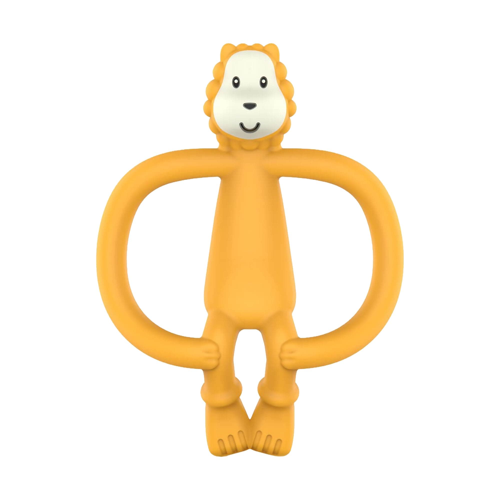 Antimicrobial Silicone Teether & Gel Applicator, Easy to Grip, BPA Free, 3 Months Old+, 11 cm, Ludo Lion