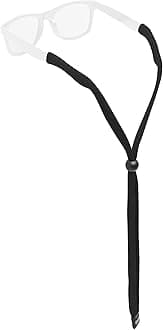 Chums Original Cotton Safety Eyewear Retaine-Unisex Keeper for Sunglasses-Adjustable Fit & Made in USA (Standard-End Size)