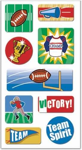 FX 3-D Motion Stickers - Football