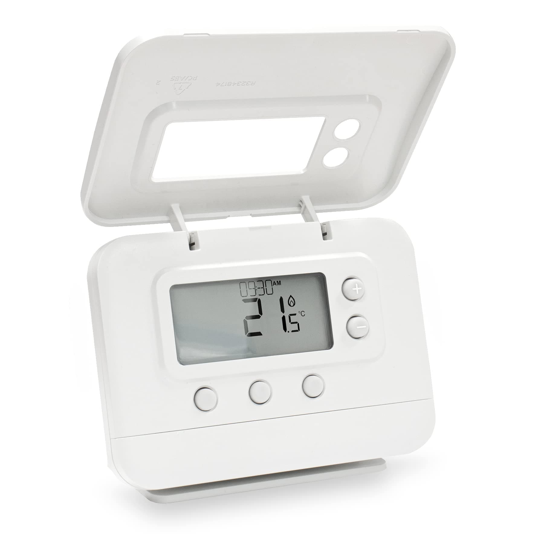 Adept/Honeywell Wired 7-Day Programmable Central Heating Thermostat (CM907 Replacement) - Easy Installation, User-Friendly Design, Built-in Service Reminder - White