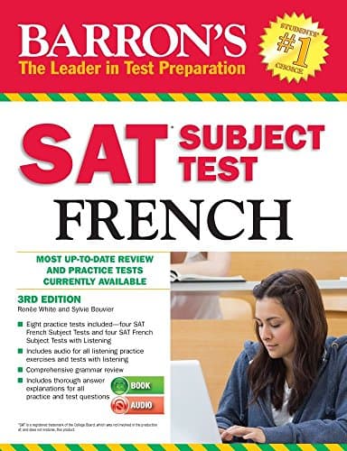 Barron's SAT Subject Test French with Audio CDs, 3rd Edition 3rd Edition
