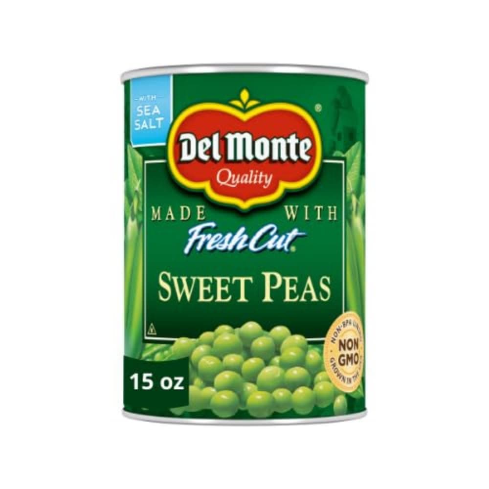 Del Monte Canned Sweet Peas, 15 oz Can
