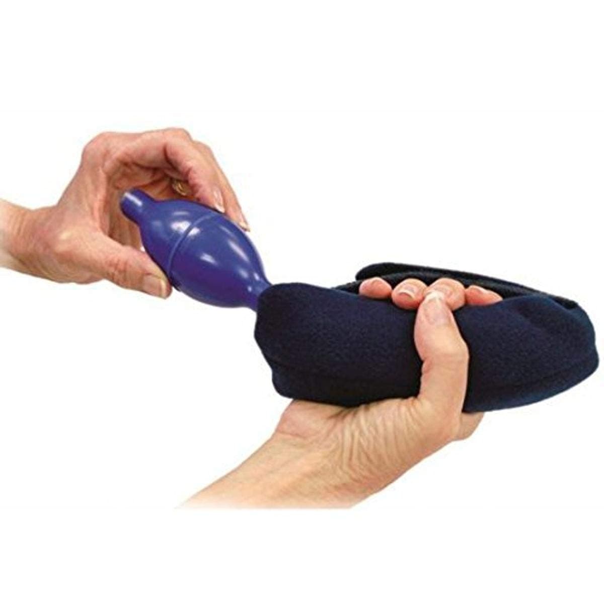 Comfy Splints Air Hand Roll Orthosis with Finger Separators – Hand Positioning Support Brace for Contracture Management and Finger Abduction – REF HAL-101-FS