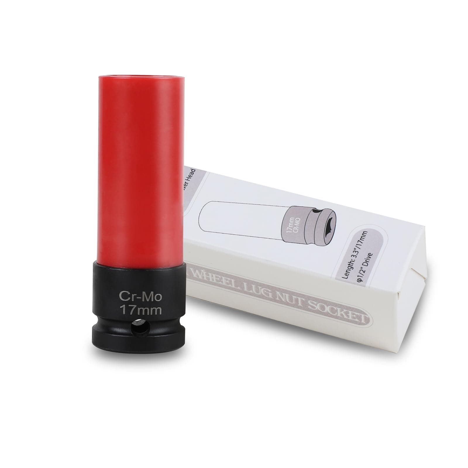 Protective Wheel Lug Nut Socket for Mercedes Benz with 17mm Convex, Flower Head Lug Nut Socket